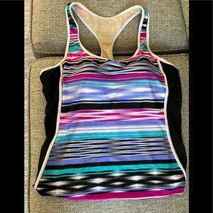 Ladies Stripe Racerback Tankini